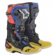 Alpinestars Tech 10 Boots Black / Blue / Red Fluo / Yellow
