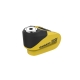 Oxford Quartz Alarm XA10 disc lock(10mm pin) Yellow/Black