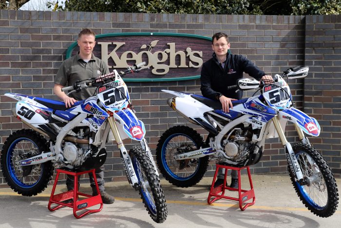 Derek Keogh who runs the farm side of the business and Derek Traynor from Allmoto/Megabikes