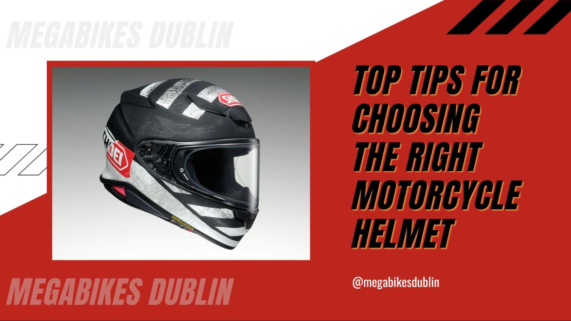 Top tips for choosing the right motorcycle Helmet